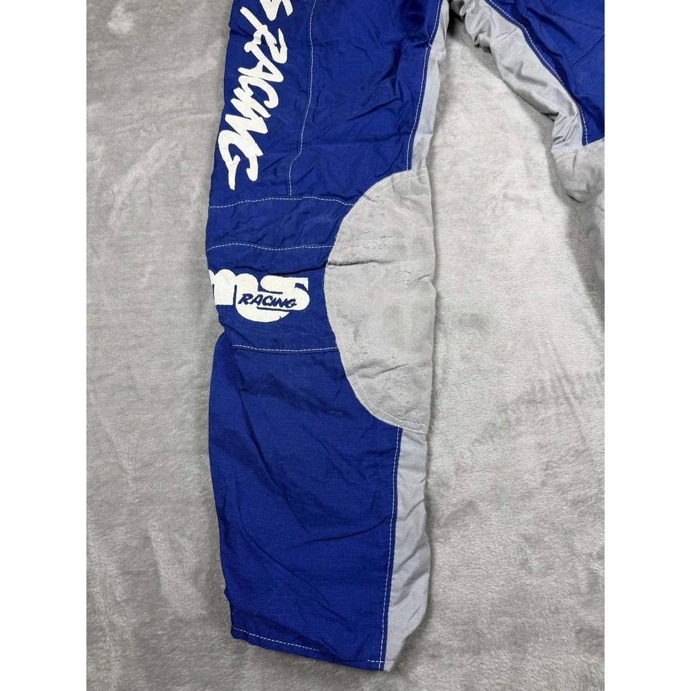 Vintage MS Racing Lite-Ning Gore-Tex Motocross Pants Blue USA Adult Size 34